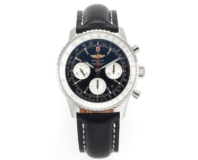 BLS Factory Breitling Navitimer 1 B01 Movement 43MM Black Bracelet Black Watch